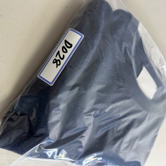 Jack & Jones Premium Deep Blue Lambswool Quiet Luxury Crewneck Sweater Size XL - Picture 11 of 11